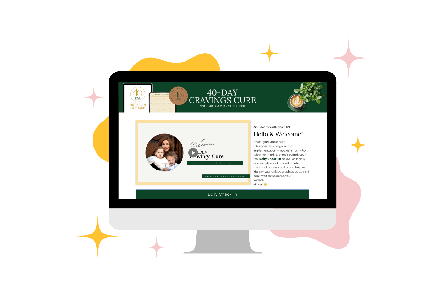 40-Day Cravings Cure course portal