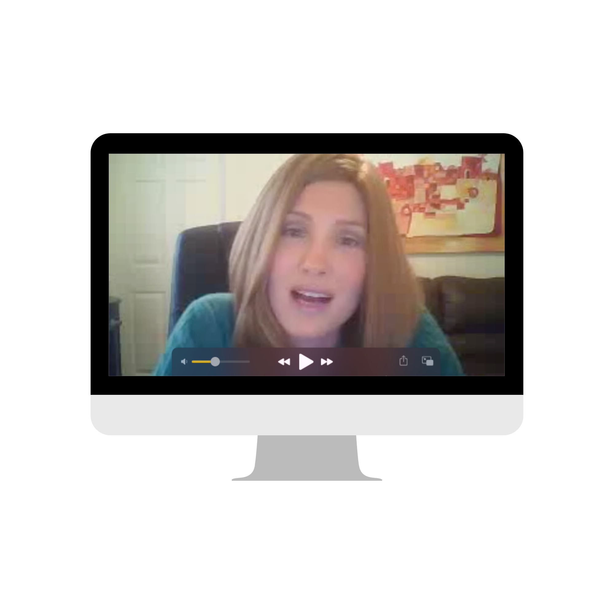Miriam Wiener teaching via telehealth