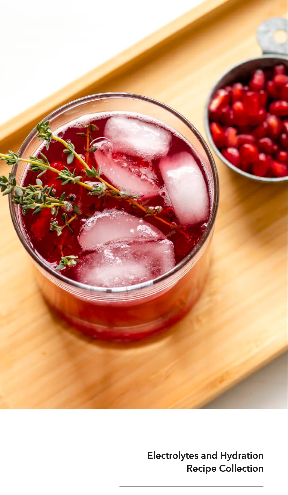 Cover of the fall Hydration and Electrolytes recipe packet